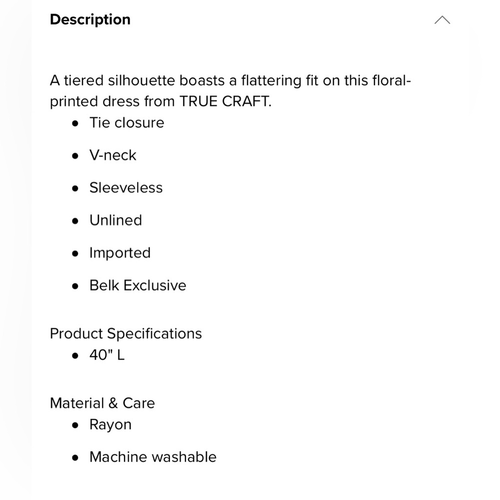 NWT Floral Red Sleeveless Dress with Tie Back -3X - Picture 9 of 10